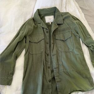 THE GREAT. Olive Utility Jacket
